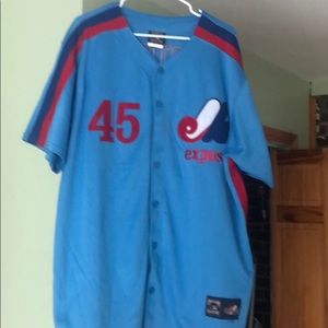 Montreal Expos. Replica Pedro Martinez jersey